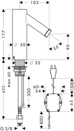 ��������� Axor Starck 10145000 ��� �������� �����������, ������� �� ����, ��� ����������� t�