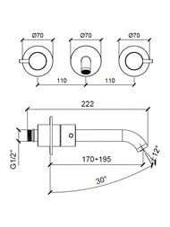 ��������� ��� �������� Almar Mixers ��������� �� 3 ���������, ����� 170-195, � ������������ ����� ��������, ���� ������ ������������� E210057.NB