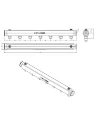 Коллектор VALTEC 1.1/2" на 7 выходов, 3/4"Н с м-о расст вых. 100мм, нерж. сталь, VTc.510.SS.080507 — изображение 4