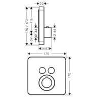 ��������� ��� ���� Axor ShowerSelect 36707950 ���������, ������������, ������� �����, ������ �������