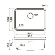 Ерш для унитаза KLUDI Е2 настенный, хром/белый 4997405