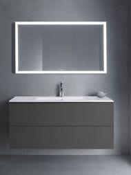 Тумба под раковину Duravit L-Cube 1220х550х481 подвесная, 2 ящика, графит матовый LC624304949 — изображение 3