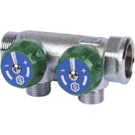 ��������� STOUT  3/4", 2 ������ 1/2", ������� ����������, ������������, SMB-6849-341202