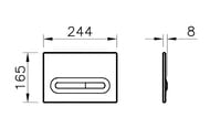 ������� ����� ������� VITRA Loop T �������, ���� ��������� ���� 740-0780