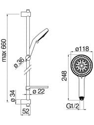 ������� �������� NOBILI ������ 660 ��, ����� 5 �������, �����, ��������, ���� AD140/62CR