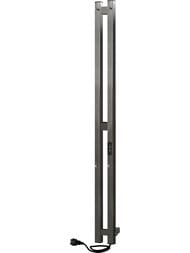 Полотенцесушитель Indigo Style Pro 1200х100 таймер, унив.подкл, Gun Metal LSPRE120-10GNSRt