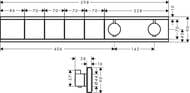 ��������� ��� ���� Hansgrohe RainSelect ��������� 4 �����������, �����. �����, ���� 15382000