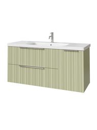 Тумба под раковину Caprigo RAIN 120 (1166х446х550) подвесная, 2 ящ, 1 дверь, Фисташка 36517R-SF024
