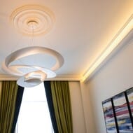 Карниз Orac Decor C217 (156х103х2000) белый (шт.)
