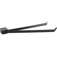 Двойной полотенцедержатель Bemeta Organic Black (Органик Блэк) 167004100, 445мм, черный матовый