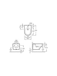 ���� Jacob Delafon Odeon Rive Gauche EMG0002-00 (362�540�410) ���������