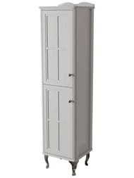 Пенал Caprigo Борго 402х1641х353 левый, светло серый цвет bianco-grigio 33450L-B177 фурнитура хром