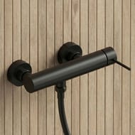 Смеситель для душа WasserKRAFT Niers 3002BL настенный, однозахватный, без излива, черный матовый — изображение 2