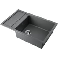 Мойка Omoikiri SUMI 78 LB-PL (780х500х200) врезная, тетогранит, платина 4993724
