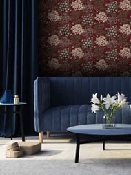 Обои виниловые на флизелине Grandeco Ciara A 63003 (0,53х10,05) многоцветные (рул.)