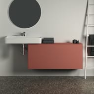 Тумба под раковину Ideal Standard CONCA 1200x373x550 2 ящика, закат, со столешницей T4320Y3