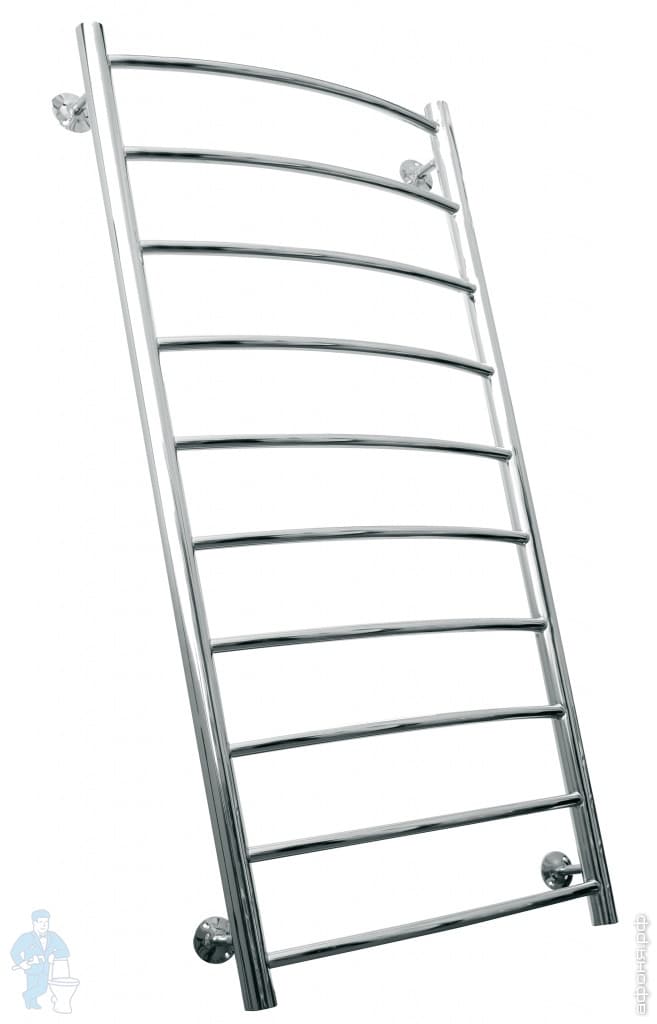 Полотенцесушитель ОЛИМП \"Лесенка Изогнутая\" (600*600) нержавейка 1/2 ...