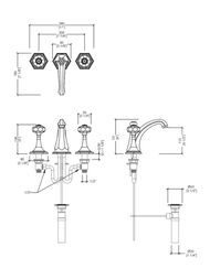 ��������� ��� �������� Devon&Devon Excelsior Gemstone EXC-GM100CR �� 3 ���������, �/�, ����