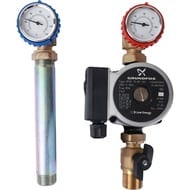 Насосная группа STOUT с прямым контуром 3/4" с насосом Grundfos UPSO 15-65 130, SDG-0001-002002