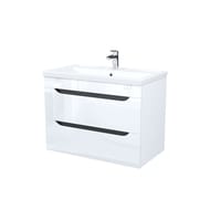 Тумба с умывальником IDDIS Рэй (Ray) подвесная, 80 см, белый, RAY80W0i95K