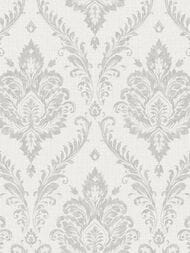 Обои виниловые на флизелине Grandeco Maison MN 3206 (0,53х10,05) дамаск, серые (рул.)