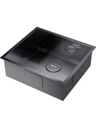 Мойка Omoikiri KASEN 49-16-INT-GM (490х440х175) интегрированный монтаж, вороненая сталь 4997055