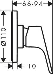 ��������� Hansgrohe Focus 31961000 ��� ���� ������������, � ��������� ��������, ����