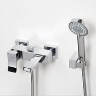 Смеситель WasserKRAFT Aller 1061 для ванны с коротким изливом, хром