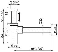 ����� ��� ����������� �������� RAVAK X01747 1 G 5/4"�46��, ������ �������