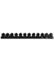 Дизайн-радиатор STOUT Tube Round 12 секц. ниж.прав.подкл. R40 1-1750-12 RT RAL9005 черный