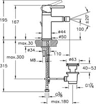 ��������� ��� ���� Vitra Minimax S �������������, ������ �����, ������ ������, ���� A41988EXP