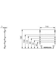 �������� �������� ����������� ������������� Gidrolica ��� ����� �����. DN 100 (152�4�185)  18101