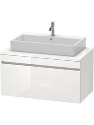 Тумба под раковину Duravit DuraStyle (1000х512х548) 1 ящик, белый глянец DS531402222