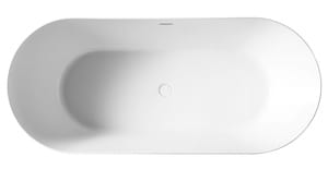 Ванна акриловая Abber (1500х800) отдельностоящая, слив-перелив, белая AB9203-1.5