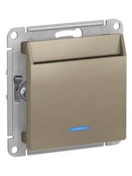 Выключатель Systeme Electric ATLASDESIGN карточный, механизм, ШАМПАНЬ ATN000567