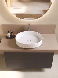 Раковина накладная Duravit Balcoon 550 x 450 DuraShield, белая глянцевая 241055AA79 — изображение 4