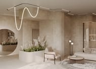 Коннектор радиусный R300 Maytoni Exility (Эксилити) TRA044-ANGLE встраиваемый под ГКЛ 9,5 мм, черный, IP20
