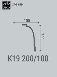 ������ ���������� Bello Deco XPS � 19 (100�200�2000) �����, 00-00107797 (��.)
