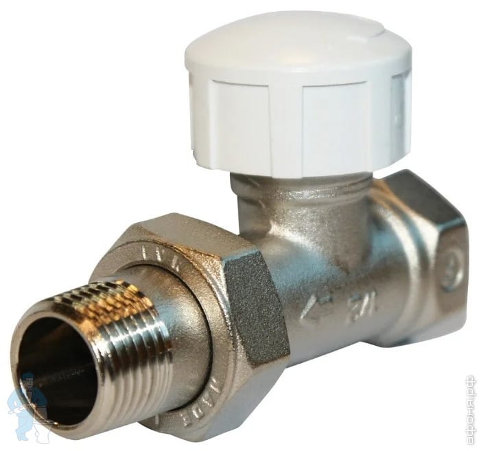 Вентиль Royal Thermo термостатический прямой для радиатора, 3/4\" RTE 50 ...