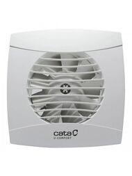 Вентилятор Cata UC-10 TIMER, накладной, 110 м3/ч, 26 дБ, белый