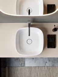 Умывальник накладной Duravit Zencha 420х420мм, без перелива 2373420079