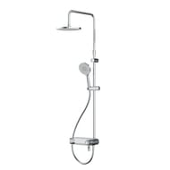 Душевая система AM.PM X-Joy F0785A700  со смесителем-полкой, верхний/ручной душ, хром — миниатюра 1