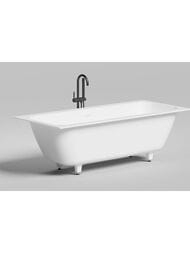 Ванна встраиваемая Salini Orlanda Kit Axis S-Sense (1804х800х600) иск.камень, матовая 103312MF