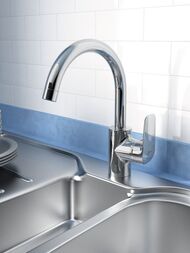 Смеситель для кухни Ideal Standard CERAFLEX однозахватный, высокий излив, цвет: хром B1727AA