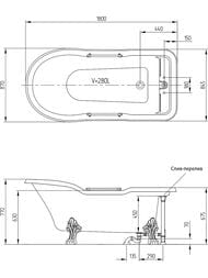 ����� MIGLIORE IMPERO 180x87 �� ����� "LEONE" STANDART, ����-�������/����� ������ 26925