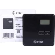 Терморегулятор STOUT ST-294v1 проводной, ЖК-дисплей, черный, STE-0101-029412