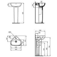 �������� Ideal Standard i life A 45 �� (450�410�180) �������, � ���������� ��� ��������� T471101