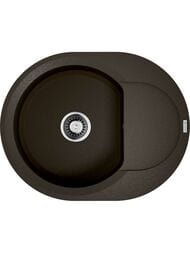 Мойка Omoikiri SAKAIME 60E-BL (600х470х220) врезная, тетогранит, черная 4993120