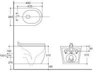 ������ ��������� Aquanet Cetus W Short LX-1900 360�480�310 ������������, � �������� ���������, �����