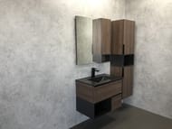 Тумба COMFORTY Франкфурт-75 (750х560х465) подвесная, с раков., дуб шоколадно-коричневый 00-00000889
